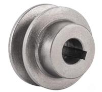 BCOMFY 1 Unidad OD: 70mm Ancho de la Ranura: 16mm polea de Correa de Hierro Fundido Tipo 1B polea de Motor de Ranura única polea de Correa en V de Motor Completo(14mm)