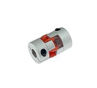 BCOMFY 1 Unidad Serie LM D30L40 1 Unidad acoplador de Abrazadera de Ciruela Flexible tamaño de Eje D30 L40 Acoplamiento de Eje de mandíbula CNC 8/10/12/14/16mm Parejas D30L40(6.35x16)