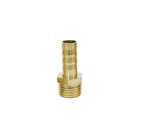 BCOMFY 1pc 1/4" BSP Male Thread To 6 8 10 12 13 14 16mm Hose Barb Tail Brass Coupling Joint Pipe Fitting Connector(14mm)