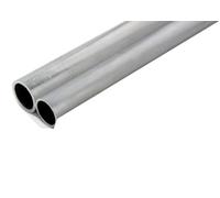 BCOMFY 6 Piezas de 3 mm/4 mm/5 mm/6 mm/7 mm/8 mm/9 mm/10 mm, Tubo Hueco de Aluminio, Varilla de Eje de conexión for Modelo de Barco de Coche RC(Length 100mm x 8pcs,OD9 x ID7mm)