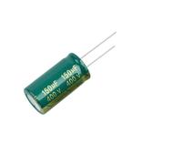 BCOMFY Condensador electrolítico de Aluminio 400V 2,2 UF 4,7 UF 6,8 UF 10 UF 15 UF 22 UF 33 UF 47 UF 68 UF 82 UF 100 UF Alta frecuencia Baja ESR(400V100UF-20PCS)
