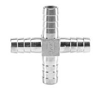 BCOMFY Conectores de lengüeta de Cola de Manguera de Acero Inoxidable 304, 6mm, 8mm, 10mm, 12mm, Tipo T, Accesorio de tubería Tipo Y, Conector de lengüeta de Cola Pagoda, 1 ud.(12mm)