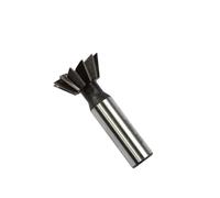 BCOMFY Fresa de Cola de Milano HSS, vástago Recto de 10-60mm, Fresa de Extremo CNC, Fresa de Extremo, 45/55/60 Grados, 1 ud. (Size : 1pc 16x60Degrees)