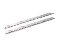 BCOMFY Hojas de Sierra alternantes de Acero Inoxidable, 6 uds., for Carne congelada, Hueso, Corte de Alimentos, Carne de Vacuno, Pavo, Madera, poda, Hojas de Sierra(5pcs-S1122D)