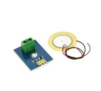 BCOMFY Kit de Bricolaje, módulo de Sensor de vibración piezoeléctrico de cerámica de 3,3 V/5V, Controlador analógico, Suministros de componentes electrónicos, Sensor for Arduino UNO R3