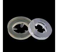 BCOMFY M4.2/M5.5/M6.3 10 Uds arandela de Nailon plástico Impermeable Antideslizante arandela Plana de Cuatro Esquinas Junta tórica Junta de Tornillo de Cola de Milano(M5.5x10x2)