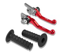 BCOTNHZT Para 300XCW 2014 2015 2016 2017 2018 Palancas De Embrague Freno Pivotante Motocicleta Tapones Extremo Tapa Manillar Empuñaduras(E)