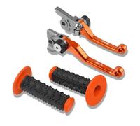 BCOTNHZT Para 300XCW 2014 2015 2016 2017 2018 Palancas De Embrague Freno Pivotante Motocicleta Tapones Extremo Tapa Manillar Empuñaduras(A)