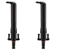 Bcowtte 2 boquillas de limpieza para faros delanteros 207 307 607 C4 C5 89028244 6438P1 soporte de lavado de faros