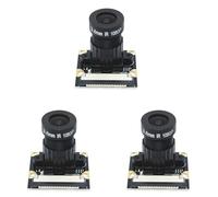 Bcowtte 3 módulos de cámara OV5647 de 5 MP, versión no para visión de 75 grados, 3,6 mm, una cámara web ajustable HD 1080P