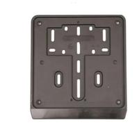 BCR - Portamatrículas Trasero con Banda publicitaria Personalizable 175 x 13 cm. Soporte para matrícula de Moto de Borde bajo. Soporte para matrícula de Moto con tornillería. Marco de matrícula de