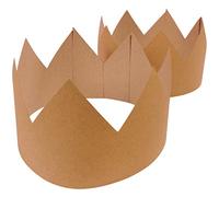BCreativetolearn 12 sombreros de fiesta de corona, kit de fabricación de sombreros de corona de cumpleaños, haz tus propias coronas para decorar 18 cm de diámetro.
