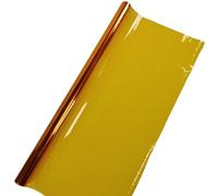 BCreativetolearn Rollo de celofán amarillo de 50 cm x 4,5 m, perfecto para artes y manualidades, envoltura de celofán versátil para decoración floral, 24 g/m², sin ácidos