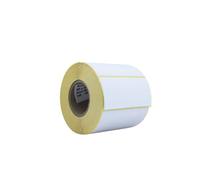 BCS LABELS - Rollo 1000 Etiquetas Adhesivas Papel Mate 80x39mm impresoras de Transferencia Térmica (Zebra, TSC, Toshiba, Brother) Etiqueta Papel impresora de códigos de barra, etiqueta envíos (1)