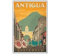 BCTS Antigua Guatemala Semana Santa Santiago América del Sur Placa de decoración al aire libre 8x12 pulgadas