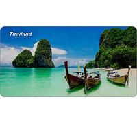 BCTS Placa de Metal para decoración al Aire Libre de Tailandia para Vacaciones en la Playa tailandesa de Bangkok 8 x 12 Pulgadas