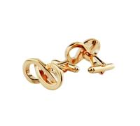 BCughia Gemelos para hombre, diseño único de Acción de Gracias para marido de esposa, gemelos de cobre número 8 pulgadas, 18mm, Cobre, No es una piedra preciosa