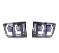 bcumst Antiniebla Delantero Para Toyota Prado 120 Para FJ120 2003-2009 Conjunto Faros Antiniebla Para Coche 12V Luz LED Conducción Diurna + Lámpara Señal Giro