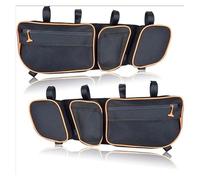 bcumst Bolsas Puerta para Can Am para Maverick para X3 2017 Accesorios UTV Organizador Almacenamiento Frontal con Rodillera Extraíble Bolsa Superior Puerta Bolsa Trasera Moto(Naranja)