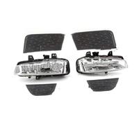 bcumst Conjunto faros antiniebla LR026089 LR026090 Para Land Para Rover Para Range Para Rover Para Evoque 2011-2015 Luces Antiniebla LED DRL Faros Antiniebla(LED Covers L and R)