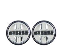 bcumst Faro de motocicleta led Para Electra Glide Road 4.5 Pulgadas Proyector LED 4-1/2 "faro Lámpara Auxiliar De Motocicleta(Chrome)