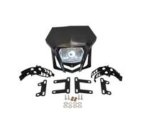 bcumst Faro de motocicleta led Para Kawasaki Para Suzuki Para XR 250 CRF 450 Faro Delantero De Motocicleta Halógeno(Negro)