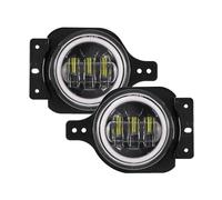 bcumst Faros antiniebla coche Para Jeep Para Wrangler JL 18-23 Un Par Luces Antiniebla 4 Pulgadas 30W Con Anillo Ojos Ángel Conjunto Lámpara Señal