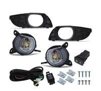 bcumst Faros antiniebla coche Para Toyota Para Yaris Vitz 2003-2006 Faros Antiniebla LED Parachoques Delantero Luces Antiniebla Con Cubiertas Marco Cable 12V