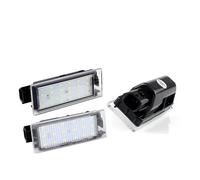 bcumst Luces Matricula LED Para Clio Para Megane Laguna Twingo Master Trafic Espace Para Duster Logan 2005-2023 Lámpara De Luz LED De Matrícula 8200480127 2 Uds(18pcs SMD)