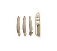 bcumst Manijas Interiores Puertas Coche 4 Piezas Cubierta Embellecedora Para Puerta Para BMW E70 E71 E72 Para X5 Para X6 LHD RHD Tiradores Interiores Coche(Model A RHD Beige)