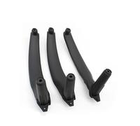 bcumst Manijas Interiores Puertas Coche Juego 3 Cubiertas Para Puerta Para BMW X5 X6 E70 E71 E72 2007-2013 LHD RHD Tiradores Interiores Coche(RHD Black 3PCS)