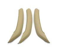 bcumst Manijas Interiores Puertas Coche Para BMW Para X3 Para X4 F25 F26 2010-2016 Manija Interior Puerta Pasajero Cubierta Exterior Cuero. Tiradores Interiores Coche(RHD SET Beige)