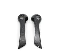 bcumst Manijas Interiores Puertas Coche Para Koleos I 2008-2016 2 Piezas Delantero Izquierdo Derecho Tirador Puerta Cubierta Exterior Moldura Tiradores Interiores Coche(Carbon-Cover 2PCS)