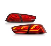 bcumst Piloto Posterior For Mitsubishi For Lancer 2008-2018 For LED Brake Signal Light Car For Led Tail Light Assembly Tuning Parts Conjunto Lámpara Trasera(2008-2018 red mirror)