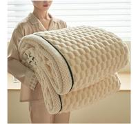 BCVPGF Mantas Gruesas Franela Mantas Multifuncionales Terciopelo Tortuga Dorada, Mantas Gruesas Terciopelo Coral Reversibles, Invierno, Comodidad, Sofás, Mantas Blandas De Apuesta,White-120 * 200cm