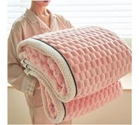 BCVPGF Mantas Gruesas Franela Mantas Multifuncionales Terciopelo Tortuga Dorada, Mantas Gruesas Terciopelo Coral Reversibles, Invierno, Comodidad, Sofás, Mantas Blandas De Apuesta,Pink-200 * 230cm