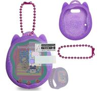 BCWEGION Funda de silicona de repuesto para Tamagotchi Uni, protector de pantalla para Tamagotchi Uni Band accesorios para mascotas (funda de silicona púrpura y protector de pantalla)