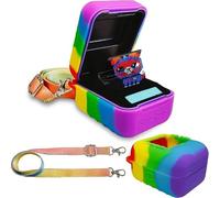 BCWEGION Funda de silicona para Bitzee juguete interactivo digital para mascotas, funda protectora de piel para mascotas electrónicas virtuales Bitzee funda de silicona antideslizante con correa de
