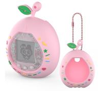 BCWEGION Funda de silicona para Tamagotchi Nano x Sanrio, PAC-Man Device, My Melody, Kuromi, My Melody ver, Hello Kitty Electronic Pets, funda de silicona con cadena de bolas