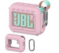 BCWEGION Funda protectora de silicona para altavoz portátil JBL GO 4, funda blanda para altavoz portátil JBL GO 4 (solo caso,monocromático)