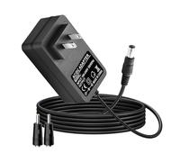 BCWJ NETS Adaptador universal de cambio/CC, 6 V, 2 A, enchufe doble, cargador de 12 W, compatible con bicicletas de interior, entrenador de elipse ProForm XP 110