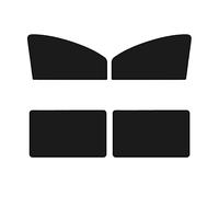 BCWSZPBWZ Parasoles Ventanas Laterales Coche,para BMW 5 Series F11 G30 G31 E39 E61 5 Gran Turismo Transpirable Magnético Parasol Lateral Coche,Fácil instalación,Coche Accesorios