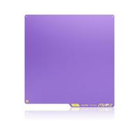 BCZAMD Placa de impresión actualizada para Qidi Plus4: 320 x 310 mm Conweb Cool Cama de impresión Doble Textura Placa PEI Especial para PLA Impresión duradera 720H Ahorro de energía 42kwh - Púrpura