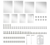 BCZAMD Proyecto de carcasa de actualización para Flashforge AD5X: soporte para estilo de colores DIY - Filamentos de alta temperatura ASA ABS PC impresión para una impresora 3D silenciosa