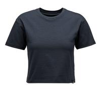 BD Black Diamond W BD Stripe Crop SS Tee camiseta mujer - Black/Carbon - M