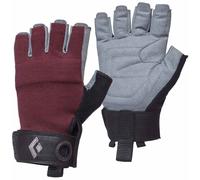 BD Black Diamond W Crag Half-Finger Glove guantes para asegurar y vía ferrata mujer - Bordeaux - XS