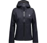 BD Black Diamond W Fineline Stretch Shell chaqueta hardshell mujer - Black - S
