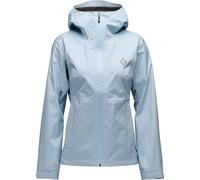 BD Black Diamond W Fineline Stretch Shell chaqueta hardshell mujer - Fog Blue - L
