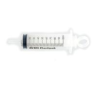 BD Plastipak Jeringa sin aguja, cono catéter, capacidad de 100 ml (paquete de 25)