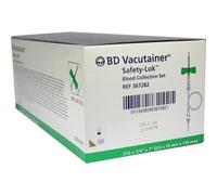 BD VACUTAINER Safety Lok 21G - Juego de tenedores de seguridad (18 cm)